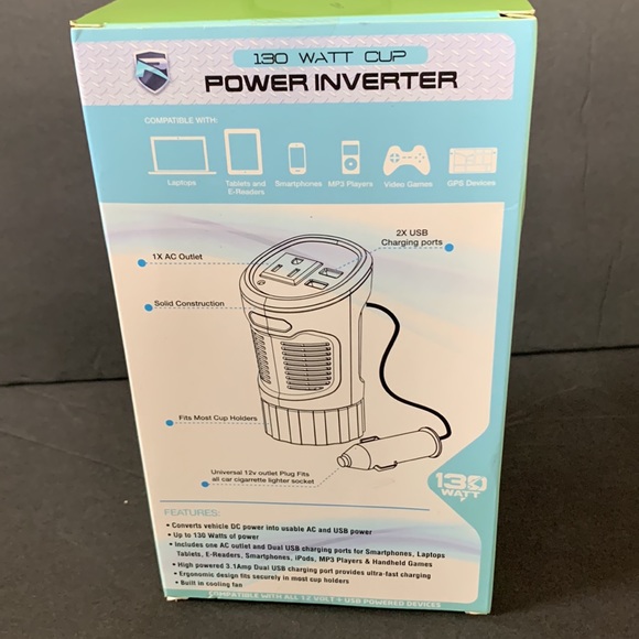 Road Proof Power Inverter 130W 3.1 amp NIB - Picture 3 of 6